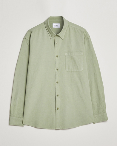 Men | NN07 | NN07 | Deon Jacquard Shirt Pale Green