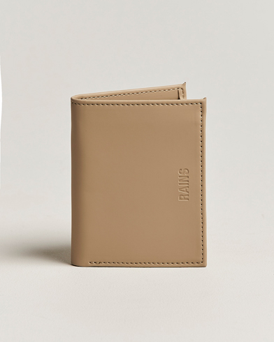 Men | Bi-fold & Zip Wallets | RAINS | Folded Wallet Sand