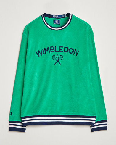 Men | Clothing | Polo Ralph Lauren | Wimbledon Terry Sweatshirt Stem Green