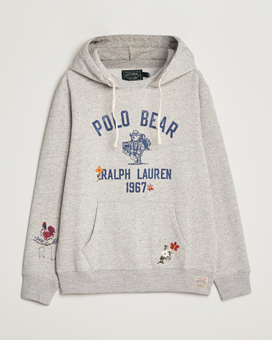 Men | Hooded Sweatshirts | Polo Ralph Lauren | Vintage Fleece Polo Bear Hoodie Brooklyn Heather
