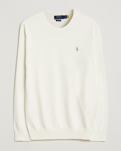 Men | Polo Ralph Lauren | Polo Ralph Lauren | Cotton Crew Neck Sweater Cream