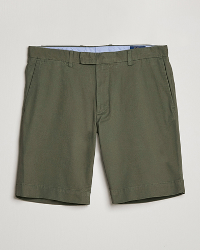 Men | Shorts | Polo Ralph Lauren | Tailored Slim Fit Shorts Fossil Green
