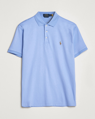 Men | Polo Shirts | Polo Ralph Lauren | Luxury Pima Cotton Polo Lafayette Blue
