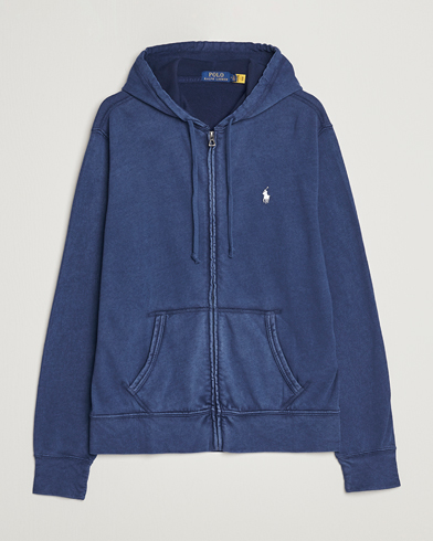 Men | Hooded Sweatshirts | Polo Ralph Lauren | Spa Terry Full Zip Hoodie Newport Navy