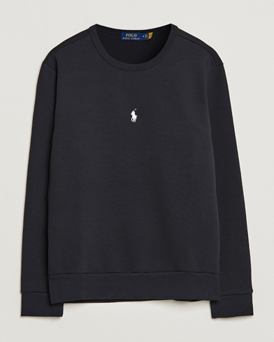 Men |  | Polo Ralph Lauren | Double Knit Center Logo Sweatshirt Black