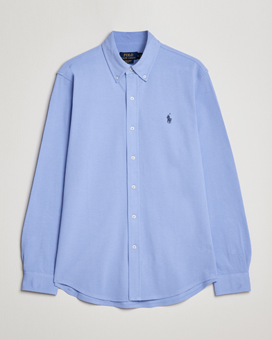 Men | Polo Shirts | Polo Ralph Lauren | Featherweight Mesh Shirt Lafayette Blue