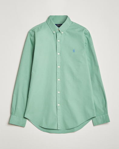 Men |  | Polo Ralph Lauren | Slim Fit Twill Shirt Faded Mint