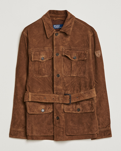 Men | Clothing | Polo Ralph Lauren | Safari Suede Field Jacket Smith Brown