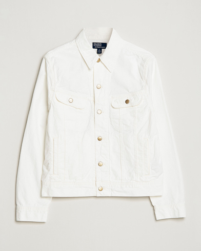 Men | Clothing | Polo Ralph Lauren | Trucker Denim Jacket White