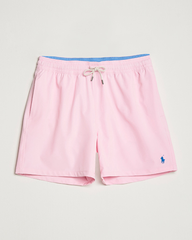 Men | Swimwear | Polo Ralph Lauren | Recyceled Traveler Boxer Swimshorts Carmel Pink