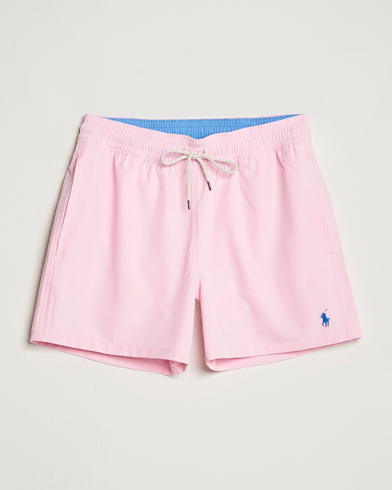 Men | Departments | Polo Ralph Lauren | Recycled Slim Traveler Swimshorts Carmel Pink