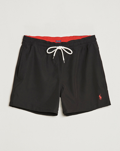 Men | Swimwear | Polo Ralph Lauren | Recycled Slim Traveler Swimshorts Black