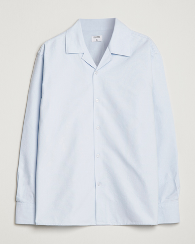 Men | Shirt Jackets | Filippa K | Oxford Overshirt Ice Blue