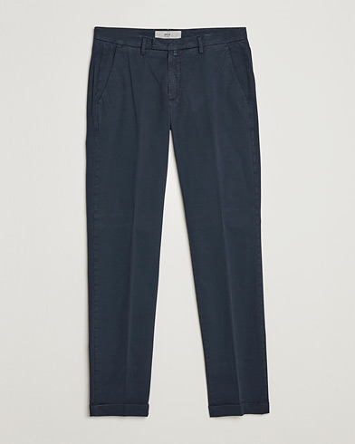 Men | Trousers | Briglia 1949 | Slim Fit Cotton Chinos Navy