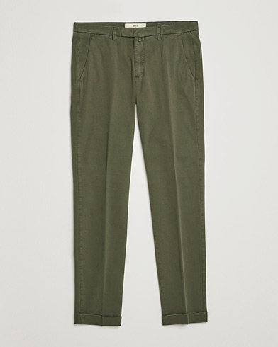 Men | Trousers | Briglia 1949 | Slim Fit Cotton Chinos Olive