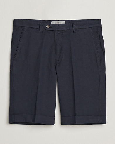 Men | Linen Shorts | Briglia 1949 | Linen/Cotton Shorts Navy