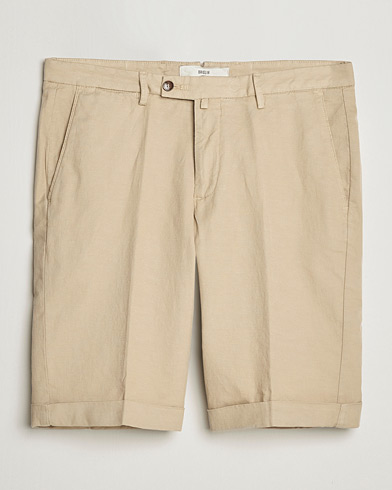 Men | Shorts | Briglia 1949 | Linen/Cotton Shorts Beige