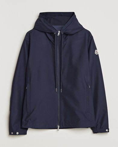 Men | Spring Jackets | Moncler | Atria Hooded Jacket Navy