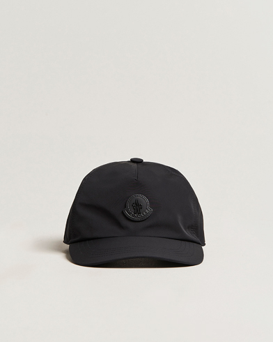 Men | Caps | Moncler | Tonal Logo Baseball Cap Black