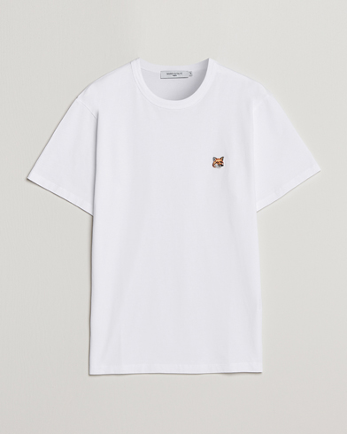 Men | White t-shirts | Maison Kitsuné | Fox Head T-Shirt White