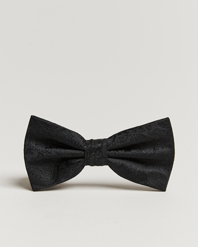 Men | Business & Beyond | Amanda Christensen | Tonal Paisley Pre Tie Silk Black