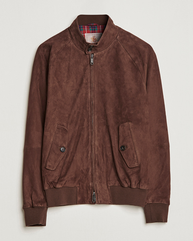 Men | Classic jackets | Baracuta | G9 Suede Jacket Chocolate