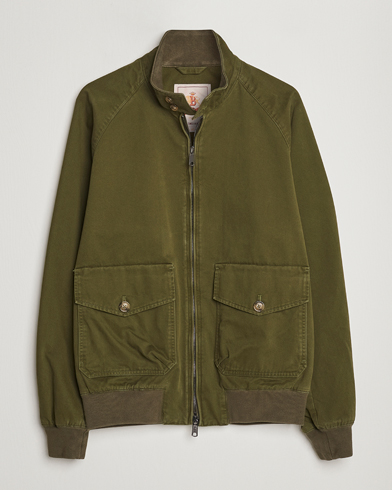 Men | Spring Jackets | Baracuta | Authentic Fit Pocket G9 Gabardine Jacket Beech
