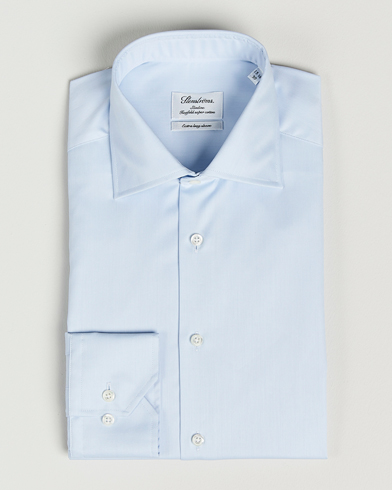 Men |  | Stenströms | Slimline X-Long Sleeve Shirt Light Blue