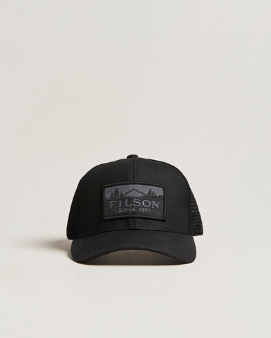 Men | Hats & Caps | Filson | Logger Mesh Cap Black