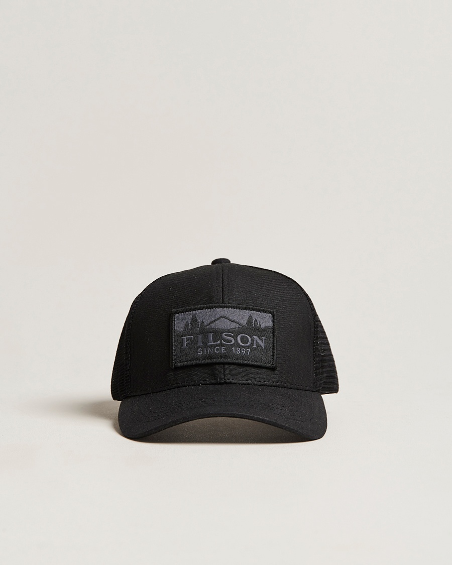 Filson Logger Mesh Cap Black – Black