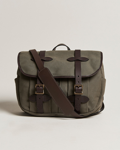 Men | Briefcases | Filson | Rugged Twill Medium Field Bag  Otter Green