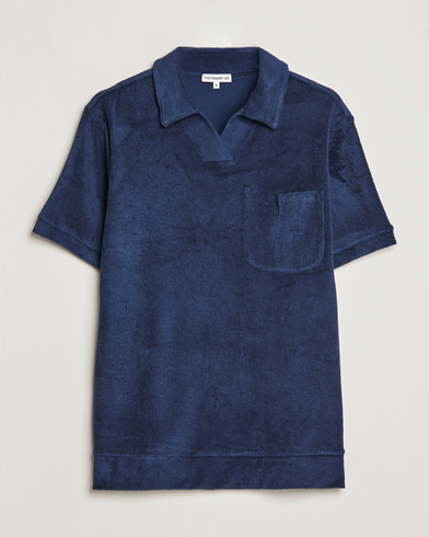 Men | The Resort Co | The Resort Co | Terry Polo Shirt Navy
