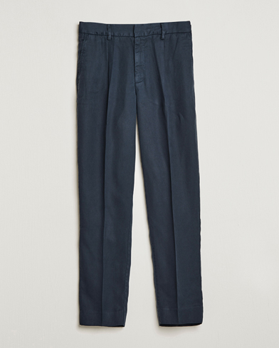 Men | A Day's March | A Day's March | Smart Trouser Tencel  Navy