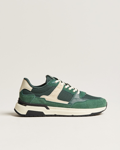 Men |  | GANT | Jeuton Running Sneaker Tartan Green