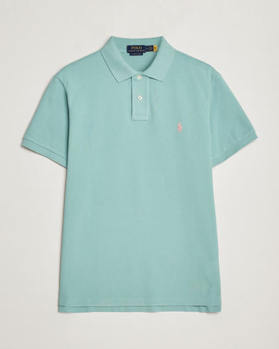 Men | New product images | Polo Ralph Lauren | Custom Slim Fit Polo Essex Green