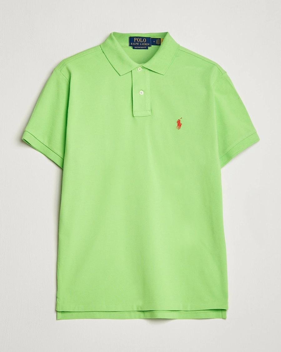 Polo Ralph Lauren Custom Slim Fit Polo Kiwi Lime – Green