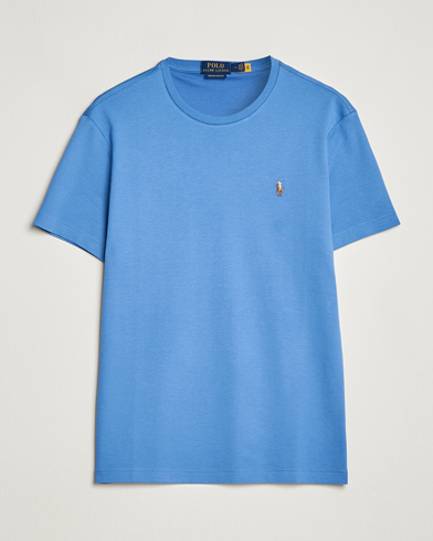 Men |  | Polo Ralph Lauren | Luxury Pima Cotton Crew Neck T-Shirt French Blue