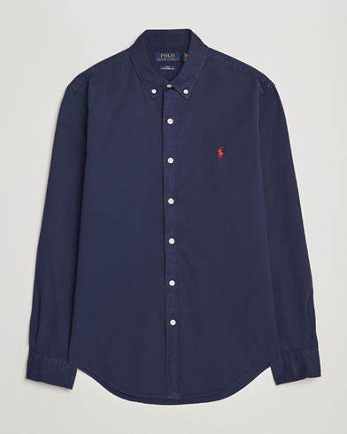 Men |  | Polo Ralph Lauren | Slim Fit Twill Shirt Newport Navy