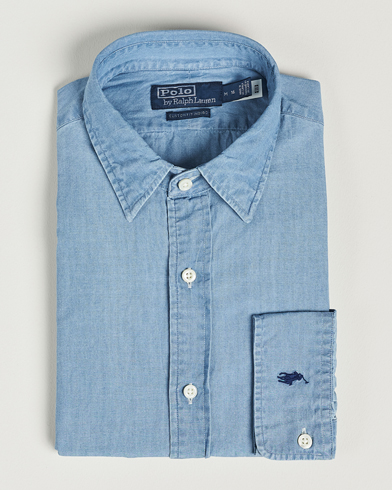Men | Formal | Polo Ralph Lauren | Custom Fit Denim Dress Shirt French Blue