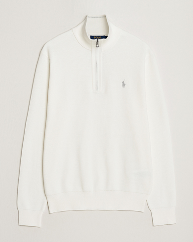 Men | Clothing | Polo Ralph Lauren | Textured Half-Zip Deckwash White