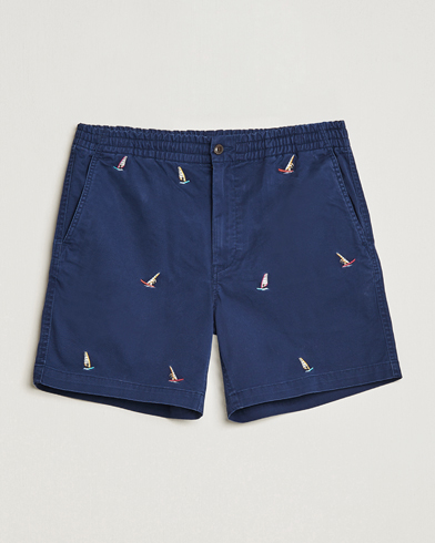 Men | Shorts | Polo Ralph Lauren | Prepster Printed Twill Drawstring Shorts Navy