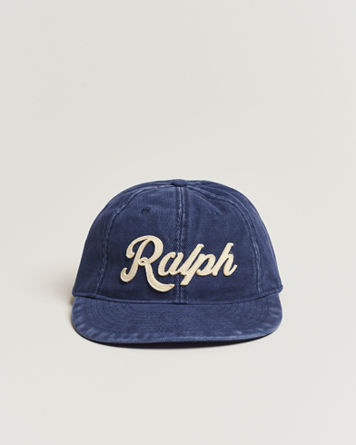 Men | World of Ralph Lauren | Polo Ralph Lauren | Ralph Cotton Twill Retro Cap Newport Navy