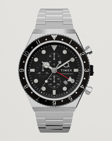 Men | Watches | Timex | Time Zone Chronograph 40mm Black Dial