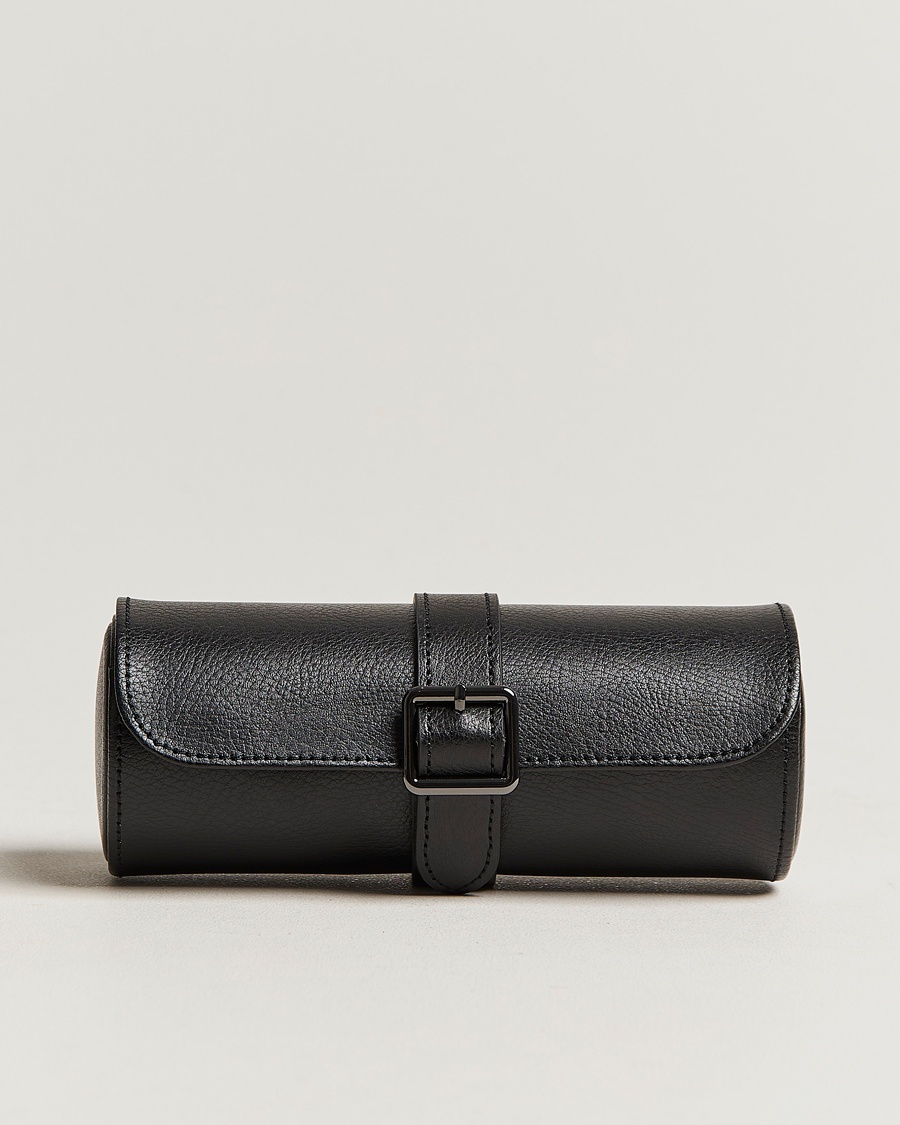 WOLF Triple Watch Roll Black – Black