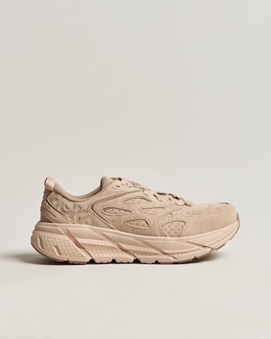 Men | Outdoor | Hoka One One | Clifton L Suede Shifting Sand/Dune