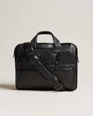 Men | Briefcases | TUMI | Alpha 3 Exp Organizer Laptop Leather Brief Black