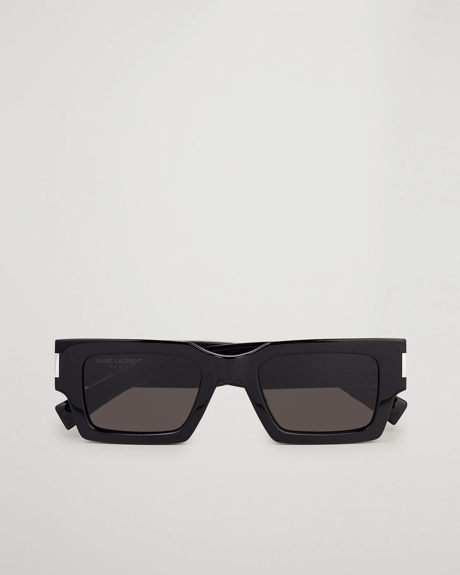 Saint Laurent SL 572 Sunglasses Black/Crystal – Black