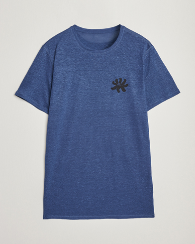Men | New Brands | District Vision | Suhka Hemp Short Sleeve T-Shirt Ocean Blue