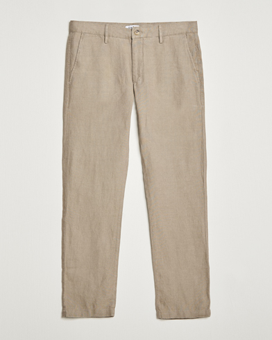 Men | Linen Trousers | NN07 | Karl Linen Trousers Greige