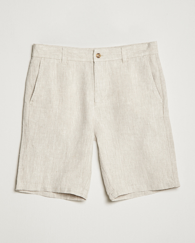 Men | NN07 | NN07 | Crown Linen Shorts Oat